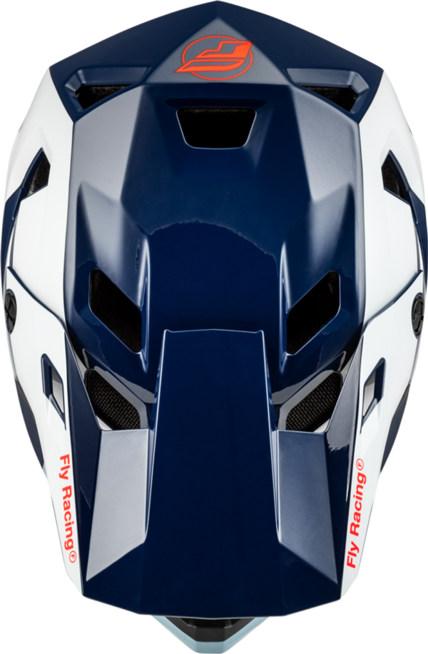 CASCO FLY RAYCE ROJO BLANCO AZUL - Imagen 2