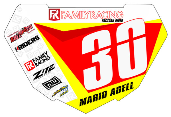 PLACAS PERSONALIZADAS FAMILY RACING