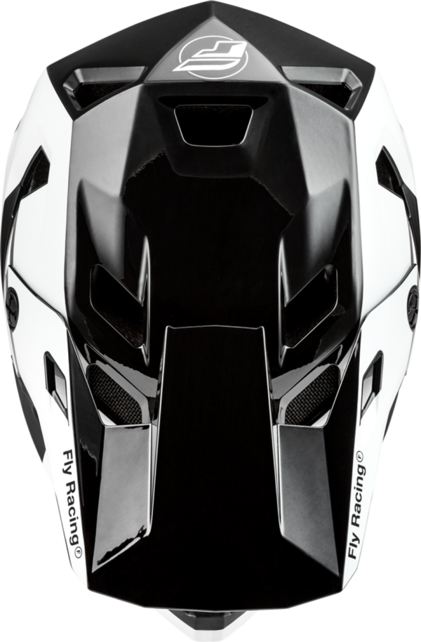 CASCO FLY RAYCE BLANCO NEGRO - Imagen 3