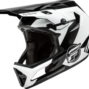CASCO FLY RAYCE BLANCO NEGRO