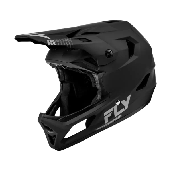 CASCO FLY RAYCE NEGRO MATE