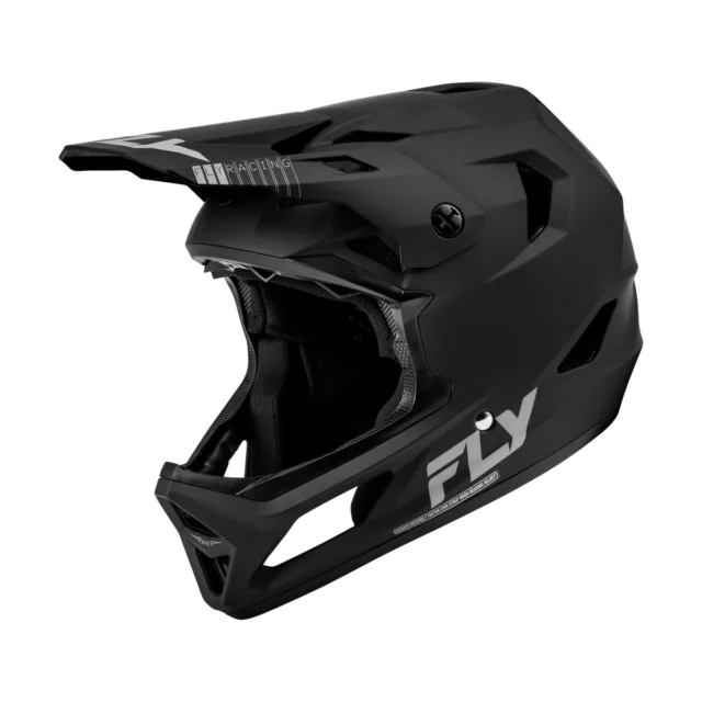 CASCO FLY RAYCE NEGRO MATE