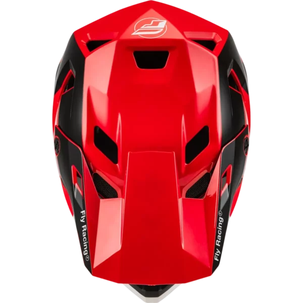 CASCO FLY RAYCE ROJO NEGRO BLANCO - Imagen 2