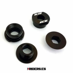 SET DE 2 ADAPTADORES DE HORQUILLA ICE PARA EJE DE 20 mm/10mm ROSCADO