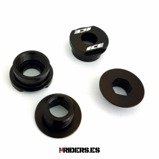 SET DE 2 ADAPTADORES HORQUILLA BMX ICE PARA EJE DE 20 mm/10mm ROSCADO