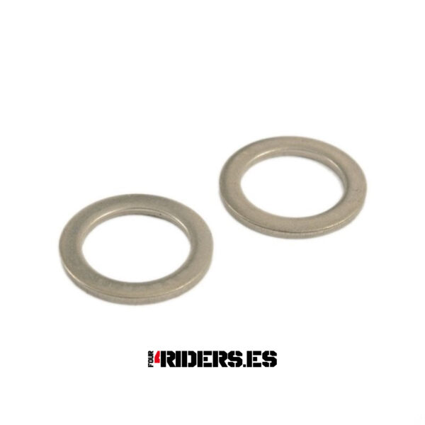 SET DE 2 ARANDELAS DE ACERO CROMADO ICE FAST