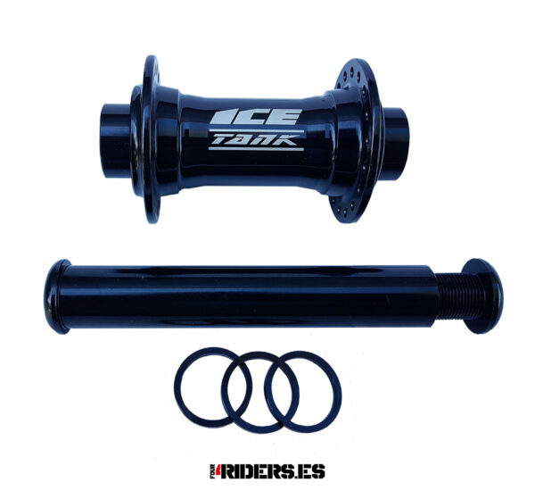 BUJE DELANTERO ICE TANK Ø 20mm 36H NEGRO