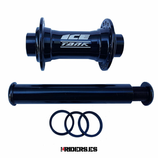 BUJE DELANTERO ICE TANK Ø 20mm 36H NEGRO