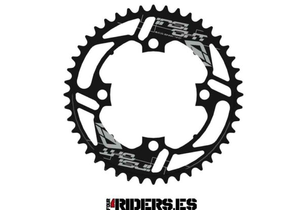 PLATO BMX INSIGHT 4 TORNILLOS NEGRO