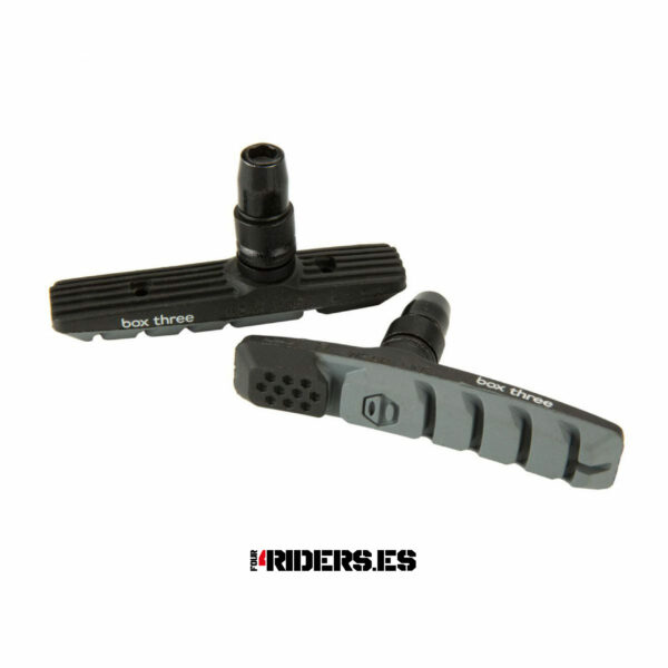 ZAPATAS DE FRENO BOX THREE NEGRA GRIS