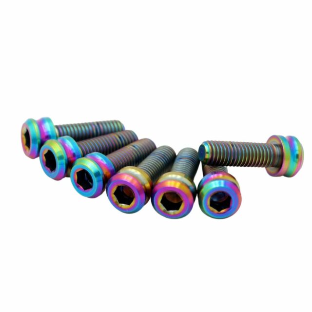 KIT DE TORNILLOS DE TITANIO PARA POTENCIA PRIDE RACING- CAYMAN V2 / FTL