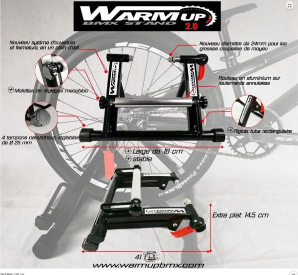 RODILLO WARM UP 20" & 24" NEGRO