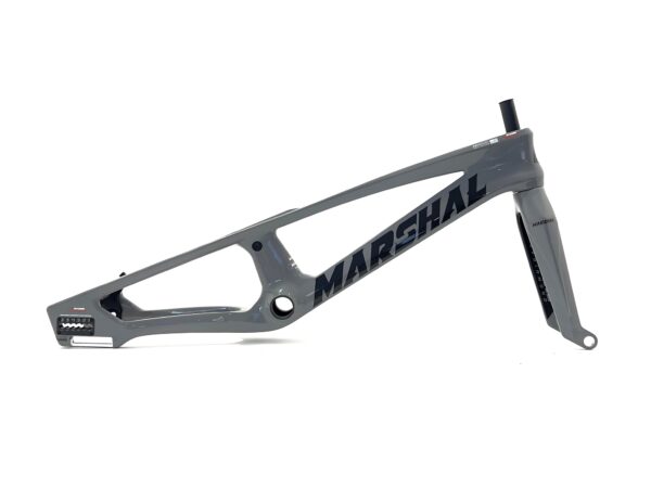 CUADRO Y HORQUILLA CARBONO MARSHAL SR71-BLACKBIRD GRIS - Imagen 3