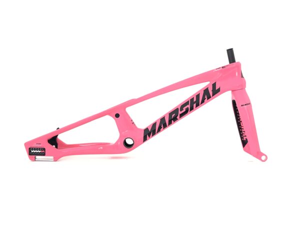 CUADRO Y HORQUILLA CARBONO MARSHAL SR71-BLACKBIRD ROSA - Imagen 3