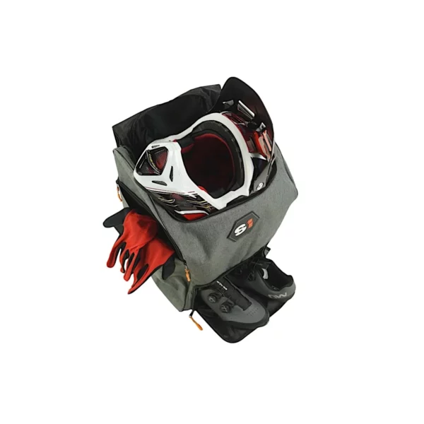 MOCHILA BMX PARA CASCO S1 V2 GRIS - Imagen 4