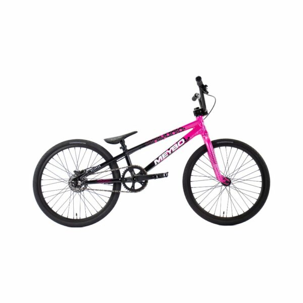 BICICLETA BMX MEYBO CLIPPER 2026 NEGRA/ROSA/BLANCA - Imagen 3