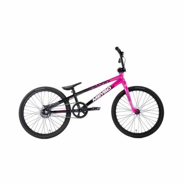 BICICLETA BMX MEYBO CLIPPER 2026 NEGRA/ROSA/BLANCA - Imagen 4