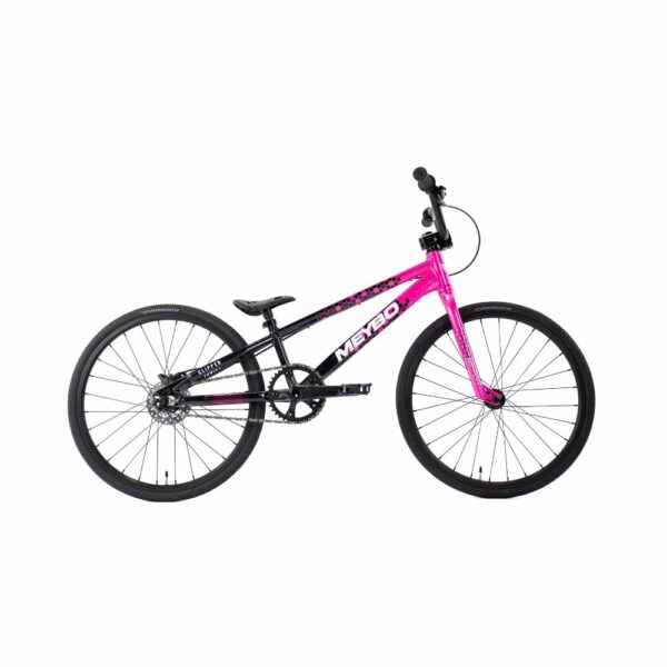 BICICLETA BMX MEYBO CLIPPER 2026 NEGRA/ROSA/BLANCA - Imagen 5
