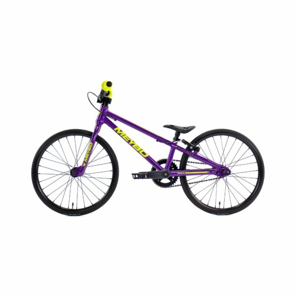 BICICLETA BMX MEYBO RASCAL MICRO 18" MORADA/AMARILLO FLUOR - Imagen 2