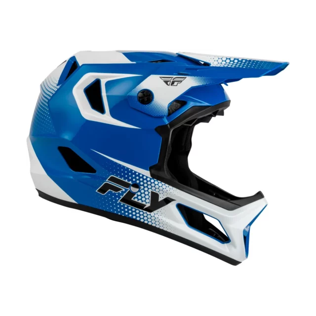 CASCO BMX RACE FLY RACE SONAR AZUL/BLANCO/NEGRO