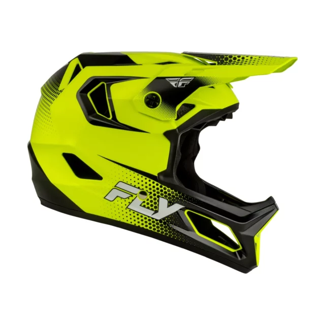 CASCO BMX RACE FLY RACE SONAR AMARILLO FLUOR/BLANCO/NEGRO