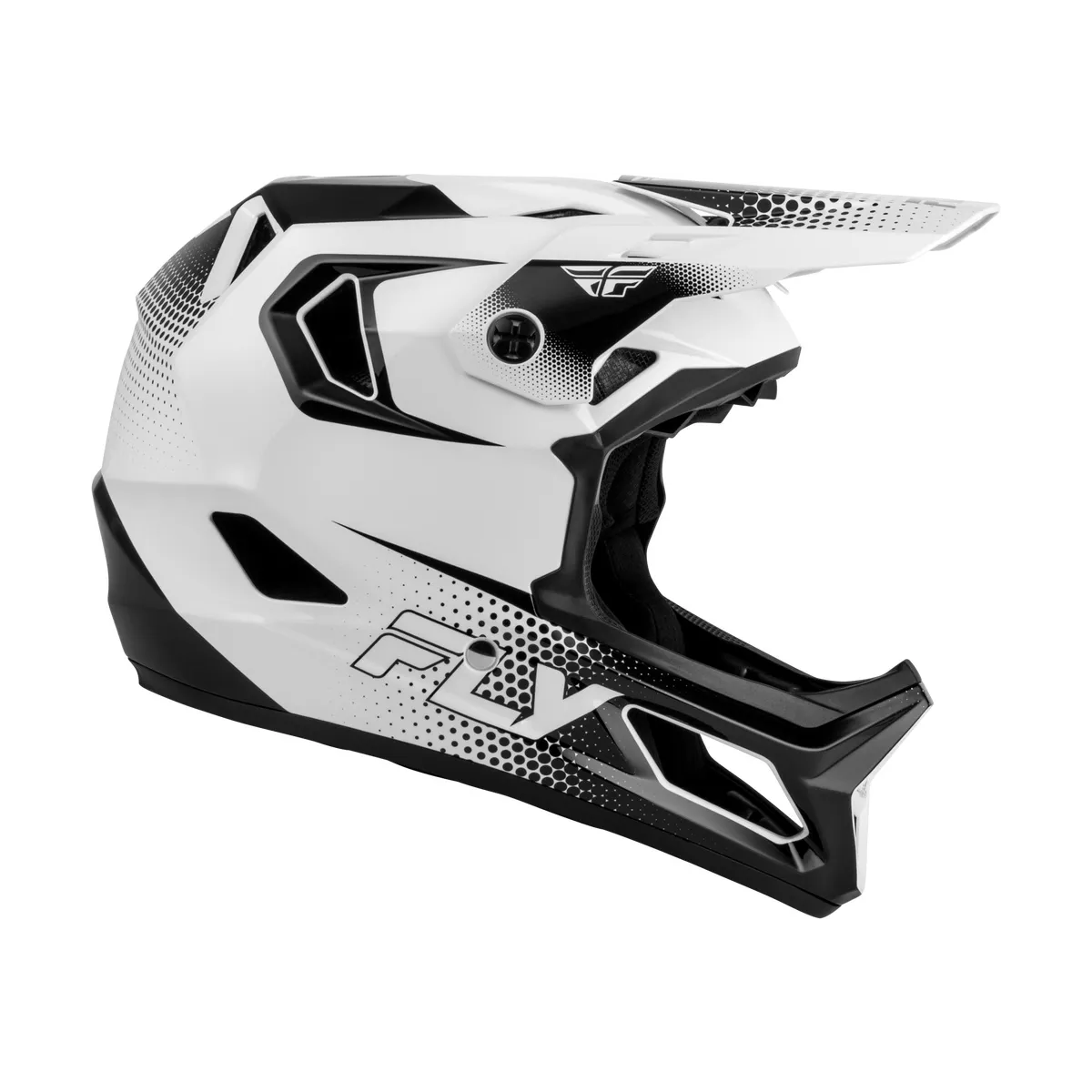 CASCO BMX RACE FLY RACE SONAR BLANCO/NEGRO