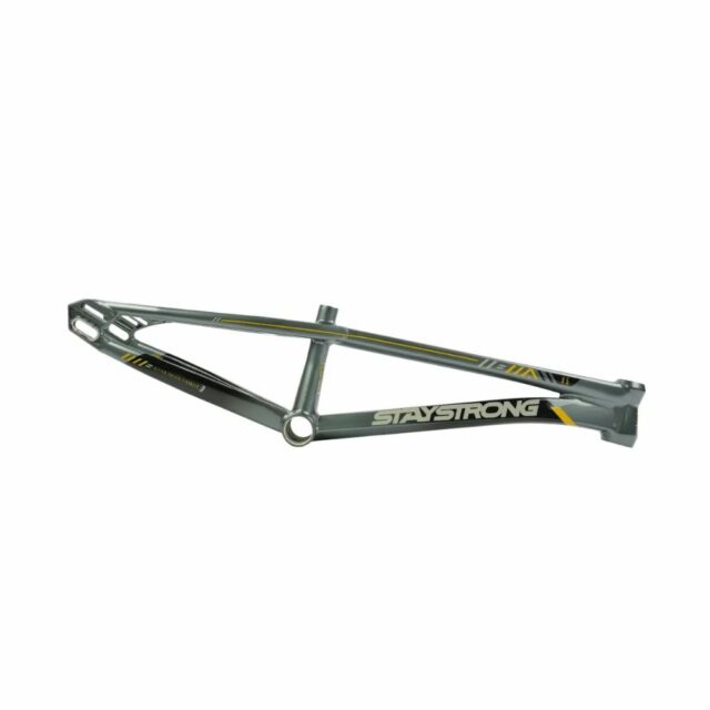 CUADRO BMX STAY STRONG FOR LIFE V6 GRIS/DORADO